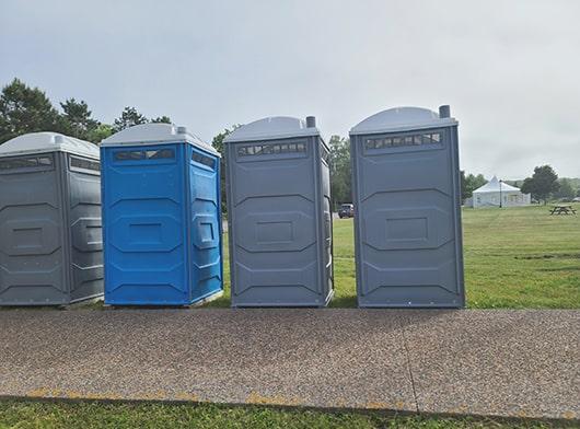 our crew regularly cleans and maintains the event restrooms throughout the period of your event to ensure they're always in pristine condition